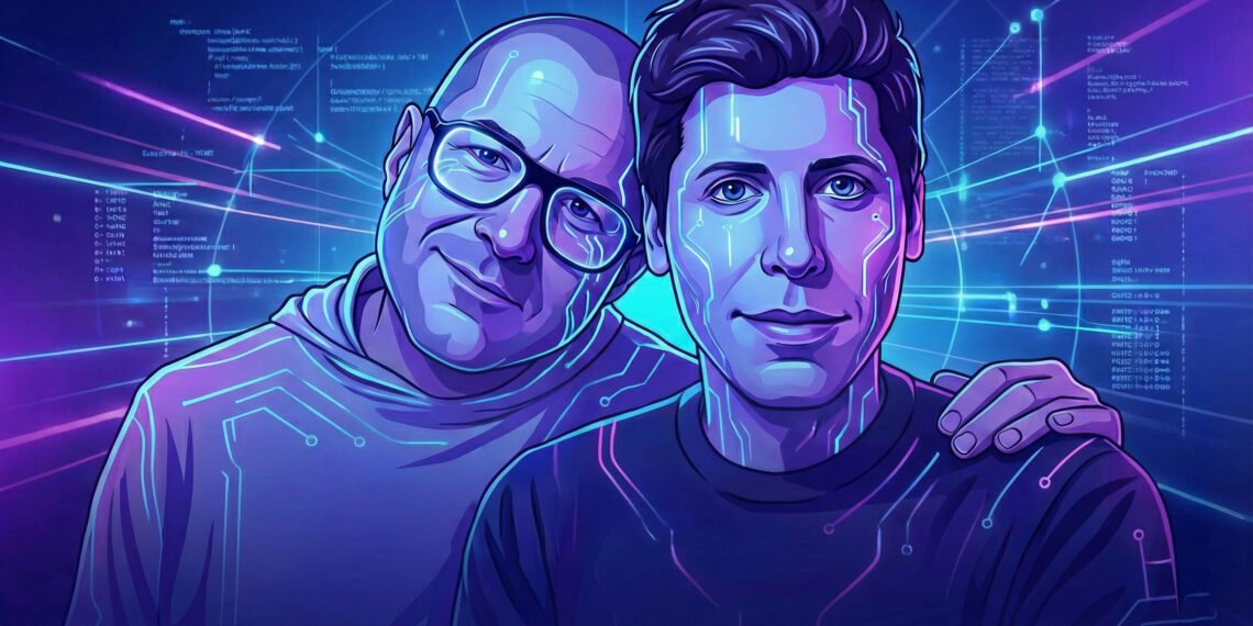 Futuristic concept of the OpenAI Jony Ive screenless AI device resting on a wooden table in a cabin.