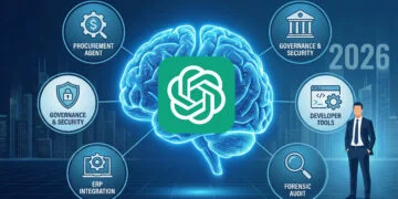 Futuristic 3D digital brain illustration representing ChatGPT 5.2's Reflection Engine